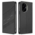 For Honor 300 Embossed Multi-functional Wallet Retro Leather Phone Case(Black) - 2