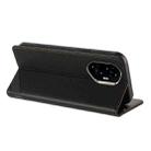 For Honor 300 Embossed Multi-functional Wallet Retro Leather Phone Case(Black) - 3