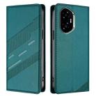 For Honor 300 Embossed Multi-functional Wallet Retro Leather Phone Case(Dark Green) - 2
