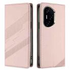 For Honor 300 Pro / 300 Ultra Embossed Multi-functional Wallet Retro Leather Phone Case(Pink) - 2