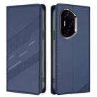 For Honor 300 Pro / 300 Ultra Embossed Multi-functional Wallet Retro Leather Phone Case(Dark Blue) - 2