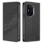 For Honor 400 Embossed Multi-functional Wallet Retro Leather Phone Case(Black) - 2