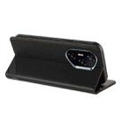 For Honor 400 Embossed Multi-functional Wallet Retro Leather Phone Case(Black) - 3