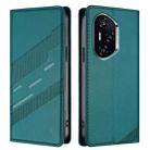 For Honor 400 Embossed Multi-functional Wallet Retro Leather Phone Case(Dark Green) - 2