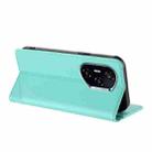 For Honor 400 Embossed Multi-functional Wallet Retro Leather Phone Case(Mint Green) - 3