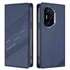 For Honor 400 Embossed Multi-functional Wallet Retro Leather Phone Case(Dark Blue) - 2