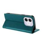 For Honor 400 Lite Embossed Multi-functional Wallet Retro Leather Phone Case(Dark Green) - 3
