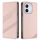 For Honor 400 Lite Embossed Multi-functional Wallet Retro Leather Phone Case(Pink) - 2