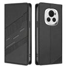 For Honor Magic6 Embossed Multi-functional Wallet Retro Leather Phone Case(Black) - 2
