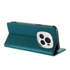 For Honor Magic6 Pro Embossed Multi-functional Wallet Retro Leather Phone Case(Dark Green) - 3