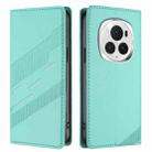 For Honor Magic6 Pro Embossed Multi-functional Wallet Retro Leather Phone Case(Mint Green) - 2