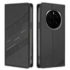 For Honor Magic7 Embossed Multi-functional Wallet Retro Leather Phone Case(Black) - 2