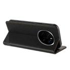 For Honor Magic7 Embossed Multi-functional Wallet Retro Leather Phone Case(Black) - 3