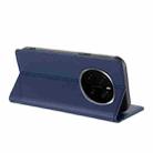 For Honor Magic7 Pro Embossed Multi-functional Wallet Retro Leather Phone Case(Dark Blue) - 3