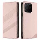 For Honor X5b / X5b Plus Embossed Multi-functional Wallet Retro Leather Phone Case(Pink) - 2