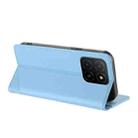 For Honor X5b / X5b Plus Embossed Multi-functional Wallet Retro Leather Phone Case(Light Blue) - 3