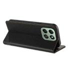 For Honor X6b / X6a 4G Embossed Multi-functional Wallet Retro Leather Phone Case(Black) - 3