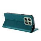 For Honor X6b / X6a 4G Embossed Multi-functional Wallet Retro Leather Phone Case(Dark Green) - 3