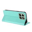 For Honor X6b / X6a 4G Embossed Multi-functional Wallet Retro Leather Phone Case(Mint Green) - 3