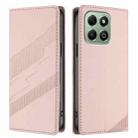 For Honor X6b / X6a 4G Embossed Multi-functional Wallet Retro Leather Phone Case(Pink) - 2