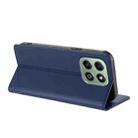 For Honor X6b / X6a 4G Embossed Multi-functional Wallet Retro Leather Phone Case(Dark Blue) - 3