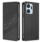 For Honor X7a 4G / Play7T 5G Embossed Multi-functional Wallet Retro Leather Phone Case(Black) - 2