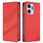 For Honor X7a 4G / Play7T 5G Embossed Multi-functional Wallet Retro Leather Phone Case(Red) - 2
