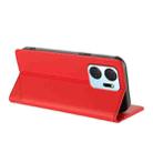 For Honor X7a 4G / Play7T 5G Embossed Multi-functional Wallet Retro Leather Phone Case(Red) - 3