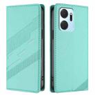For Honor X7a 4G / Play7T 5G Embossed Multi-functional Wallet Retro Leather Phone Case(Mint Green) - 2