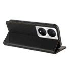 For Honor X7b 5G / X7b / 90 Smart Embossed Multi-functional Wallet Retro Leather Phone Case(Black) - 3
