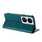 For Honor X7b 5G / X7b / 90 Smart Embossed Multi-functional Wallet Retro Leather Phone Case(Dark Green) - 3