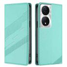 For Honor X7b 5G / X7b / 90 Smart Embossed Multi-functional Wallet Retro Leather Phone Case(Mint Green) - 2