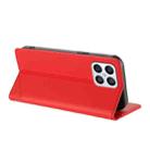 For Honor X8 4G / X30i / Play6T Pro Embossed Multi-functional Wallet Retro Leather Phone Case(Red) - 3