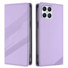 For Honor X8 4G / X30i / Play6T Pro Embossed Multi-functional Wallet Retro Leather Phone Case(Light Purple) - 2