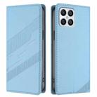 For Honor X8 4G / X30i / Play6T Pro Embossed Multi-functional Wallet Retro Leather Phone Case(Light Blue) - 2