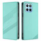 For Honor X8 5G / X6 4G / 70 Lite Embossed Multi-functional Wallet Retro Leather Phone Case(Mint Green) - 2