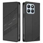 For Honor X8b Embossed Multi-functional Wallet Retro Leather Phone Case(Black) - 2
