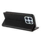 For Honor X8b Embossed Multi-functional Wallet Retro Leather Phone Case(Black) - 3