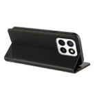 For Honor X8c 4G Embossed Multi-functional Wallet Retro Leather Phone Case(Black) - 3