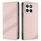 For Honor X8c 4G Embossed Multi-functional Wallet Retro Leather Phone Case(Pink) - 2