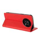 For Honor X9 5G / X9 4G / X30 5G Embossed Multi-functional Wallet Retro Leather Phone Case(Red) - 3