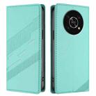 For Honor X9 5G / X9 4G / X30 5G Embossed Multi-functional Wallet Retro Leather Phone Case(Mint Green) - 2