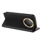 For Honor X9c / Magic7 Lite Embossed Multi-functional Wallet Retro Leather Phone Case(Black) - 3