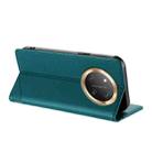 For Honor X9c / Magic7 Lite Embossed Multi-functional Wallet Retro Leather Phone Case(Dark Green) - 3