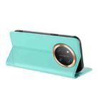 For Honor X9c / Magic7 Lite Embossed Multi-functional Wallet Retro Leather Phone Case(Mint Green) - 3
