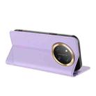 For Honor X9c / Magic7 Lite Embossed Multi-functional Wallet Retro Leather Phone Case(Light Purple) - 3