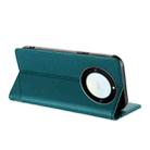 For Honor X40 / X9a / Magic5 Lite Embossed Multi-functional Wallet Retro Leather Phone Case(Dark Green) - 3