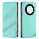 For Honor X40 / X9a / Magic5 Lite Embossed Multi-functional Wallet Retro Leather Phone Case(Mint Green) - 2