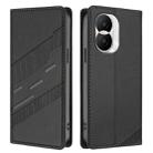 For Honor X40i Embossed Multi-functional Wallet Retro Leather Phone Case(Black) - 2