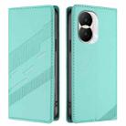 For Honor X40i Embossed Multi-functional Wallet Retro Leather Phone Case(Mint Green) - 2